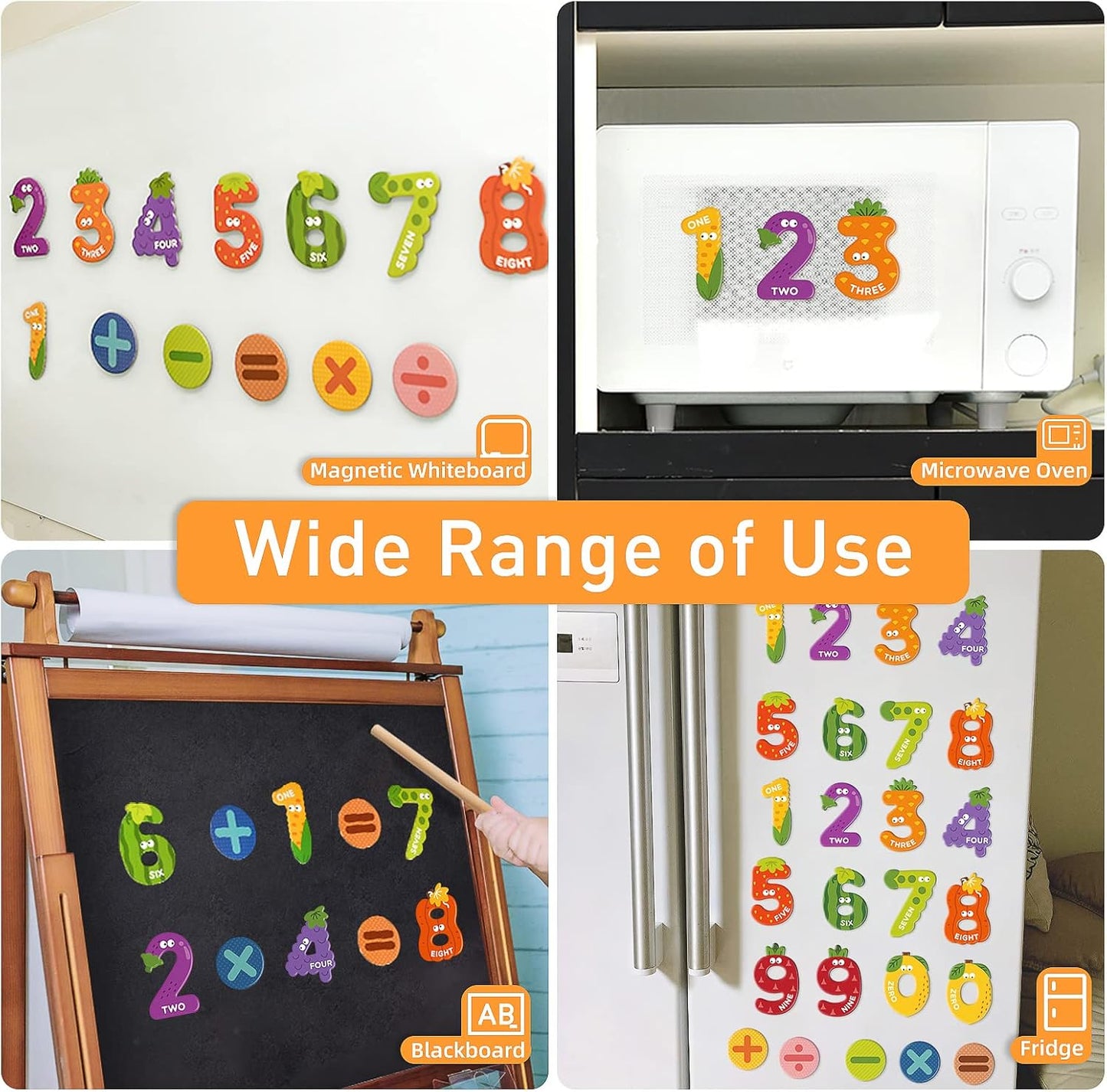 Mideer Large Magnetic Letters for Toddlers 1-3, 26 PCS Cute Animal Alphabet Magnets Fridge Toy Set - Colorful Uppercase ABC Learning Magnets, Educational Preschool Spelling Toys for Kids 3-5 Years