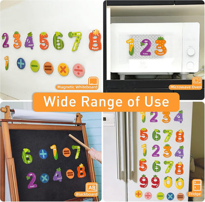 Mideer Large Magnetic Letters for Toddlers 1-3, 26 PCS Cute Animal Alphabet Magnets Fridge Toy Set - Colorful Uppercase ABC Learning Magnets, Educational Preschool Spelling Toys for Kids 3-5 Years