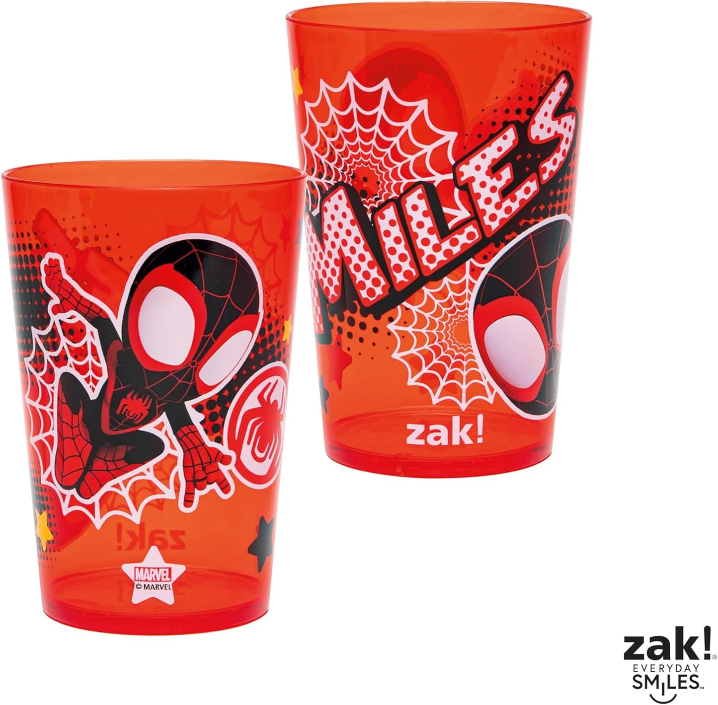 Zak Designs 14.5oz Disney Frozen 2 Nesting Tumbler Set Includes Durable Plastic Cups, Fun Drinkware is Perfect for Kids, 4pk (14.5oz, Anna & Elsa & Olaf)