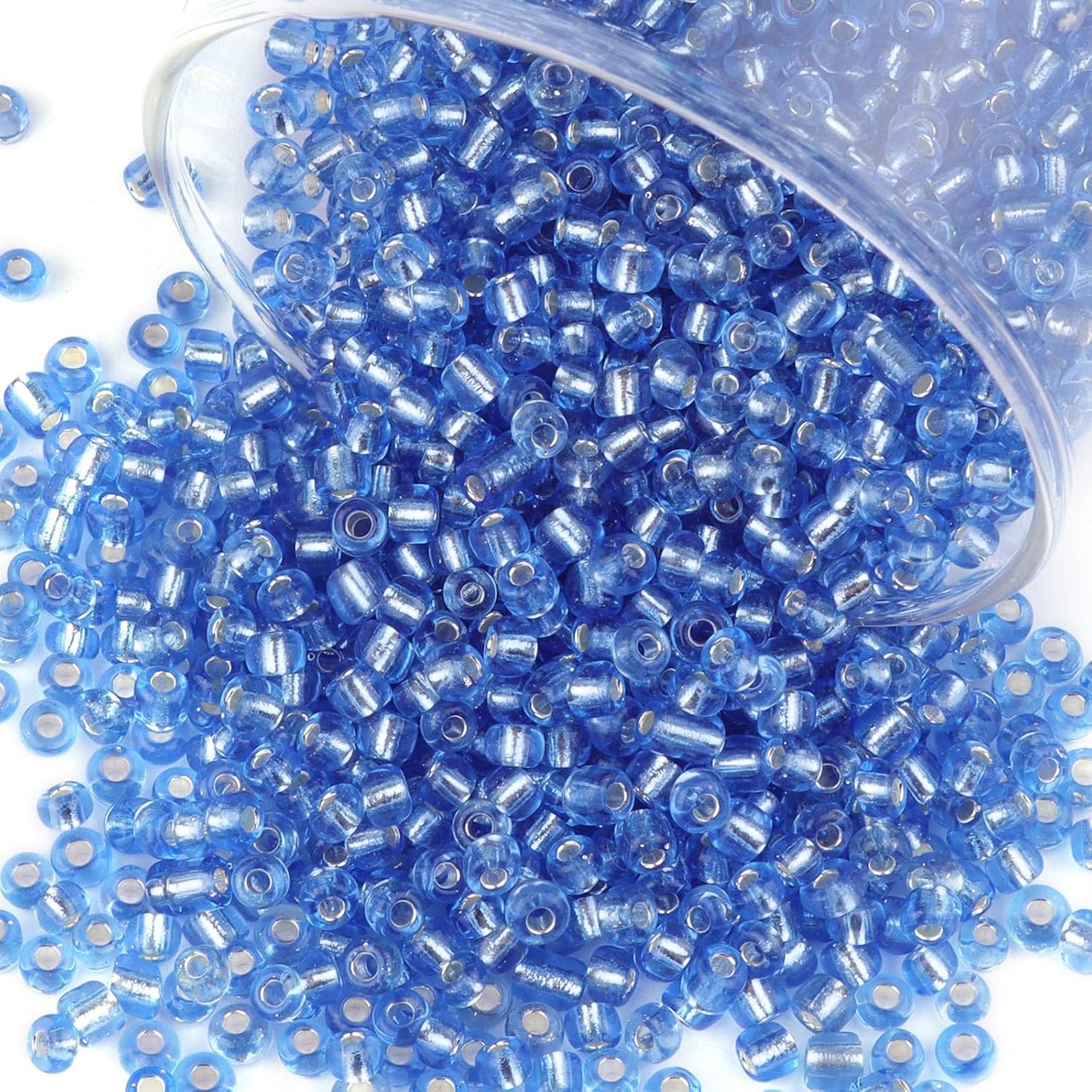 10100 Pcs Size 11/0 Glass Seed Beads, 2 mm Dark Green Small Mini Spacer Loose Pony Beads for Jewelry Making and DIY Crafts - Colors B