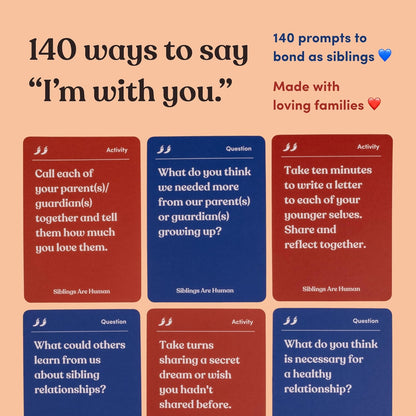 Children are Human | 140 Conversation Cards to Help Bond with Kids | Card Game for Elementary School Children | Designed by Experts for Grades 2-5 | Ages 7-10+