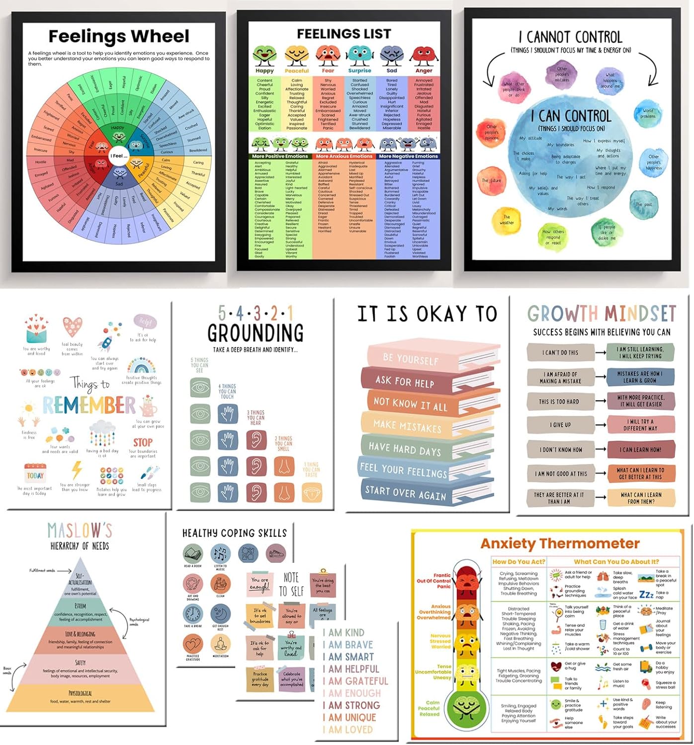 ajdvart 3 Funny Science Posters for Classroom/Home – STEM Teacher Wall Art & Bulletin Board Decorations for Elementary, Middle & High School Classrooms, Unframed Canvas 12"x16"