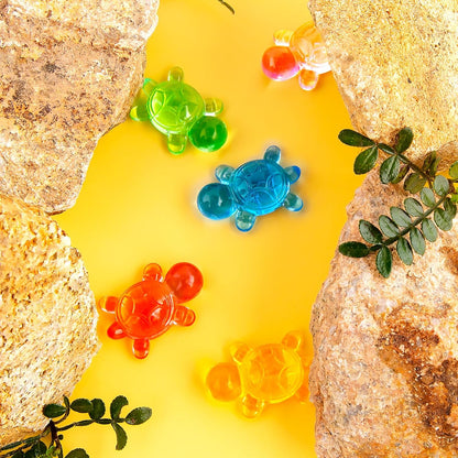 Niceup 360pcs Bear Mini Figurines to Hide, 0.6in Plastic Counting Sorting Bears Translucent Tiny Acrylic Resin Teddy Miniatures for Baby Shower Party Game Vase Fillers Classroom DIY Crafts