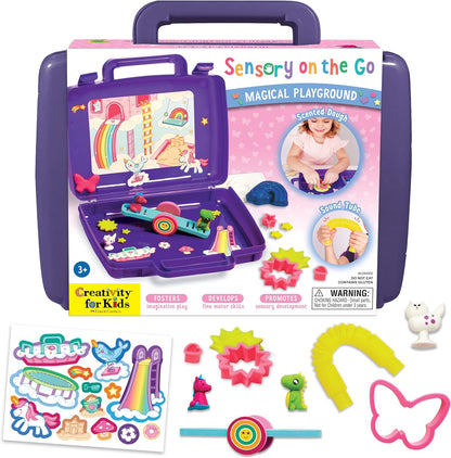 Creativity for Kids Sensory On The Go: Farmers Market - Preschool and Toddler Learning Sensory Kit, Sensory Bin Toddler Activities for Ages 3-5+