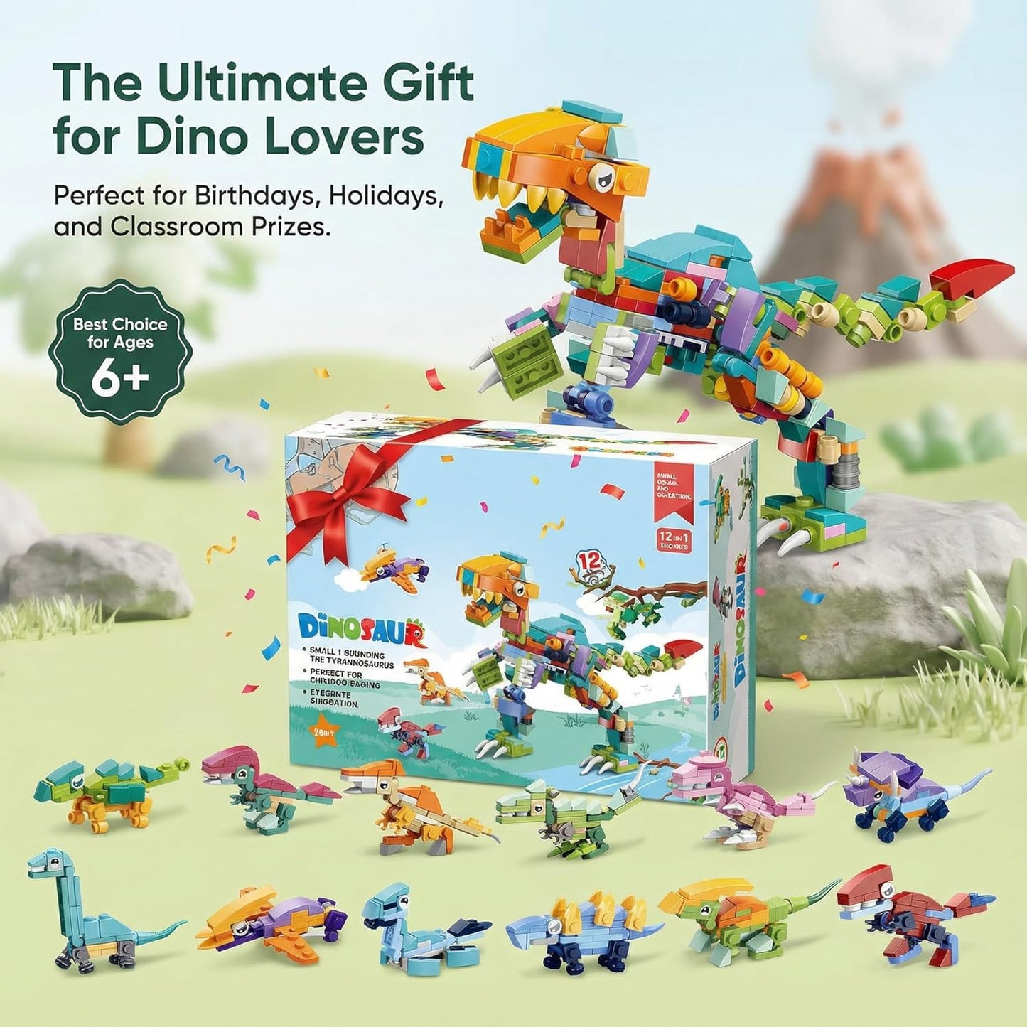 QMEAKMONY 12-in-1 Number & Mech Warrior Building Blocks Set, STEM Educational Kit with Digital Transformation & Giant Robot Combo, Creative Construction Toy for Enthusiasts
