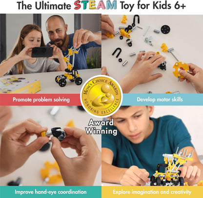 The Off Bits AirBit – Build Your Own Airplane! STEM Building Kit for Creative Kids 8-12 & Curious Adults, Fun Educational Gift for Boys & Girls