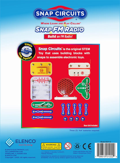 STEM Toy Radio KIT | for Kids 8+ yrs | Electronics KIT | Science KIT for Kids | DIY STEM KIT | SNAP Circuits STEM
