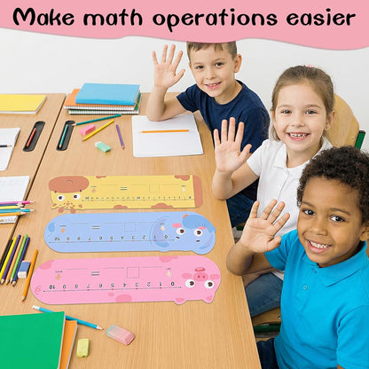 30Pcs Pencil Number Lines, Double Sided Number Lines for Students, 12x4Inch Erasable Number Line for Classroom Wall Home Teaching Supplies Must Haves