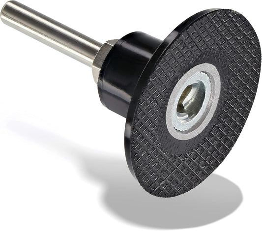 2 Inch Disc Pad Holder with ¼” Shank, Die Grinder Sanding Suitable for Roloc, Quick Change Medium Disc Attachments for Polishing, Sanding and Surface Preparation, – by Ram Pro