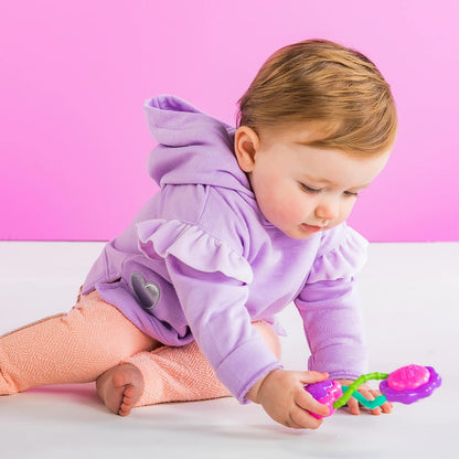 Bright Starts Soothers & Shakers 7pc Gift Set - BPA-Free Baby Rattles, Teethers and Stroller Toys, Unisex, Newborn+