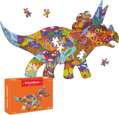 GIVEITALL Irregular Animal Puzzles for Kids Ages 4-6 6-8 8-10 10-12 Year Old,Panda Puzzle 180 Pieces Enlightening Floor Puzzle Game Creative Gifts for Boys Girls (Panda)