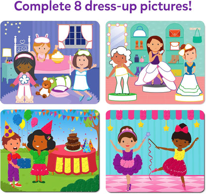 Skillmatics Dot It Sticker Art - Disney Princess, Mess-Free Fun for Kids, 500+ Stickers, Craft Kits, DIY Scrapbooking Activity, Gifts for Girls & Boys Ages 3, 4, 5, 6, 7