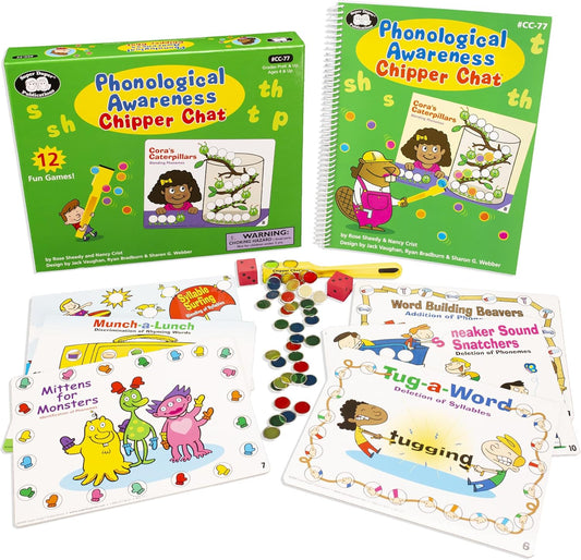 Super Duper Publications | Phonological Awareness Chipper Chat® Magnetic Game | Educational Learning Resource for Children