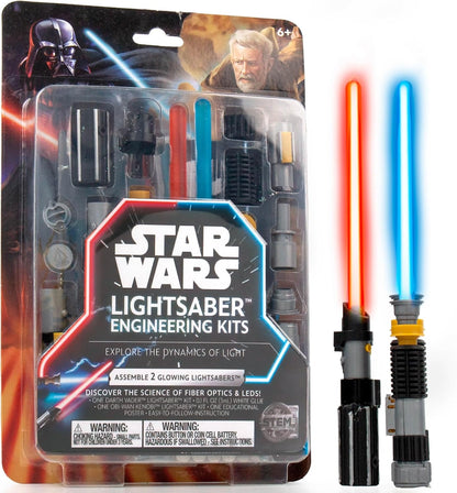 STAR WARS Glowing Crystals, Crystal Growing Kit with Light Up Display Stand, Grow 3 Colorful Crystals, Gift for 8 Year Old Boy, Merch, Toys for Boys Age 8-12