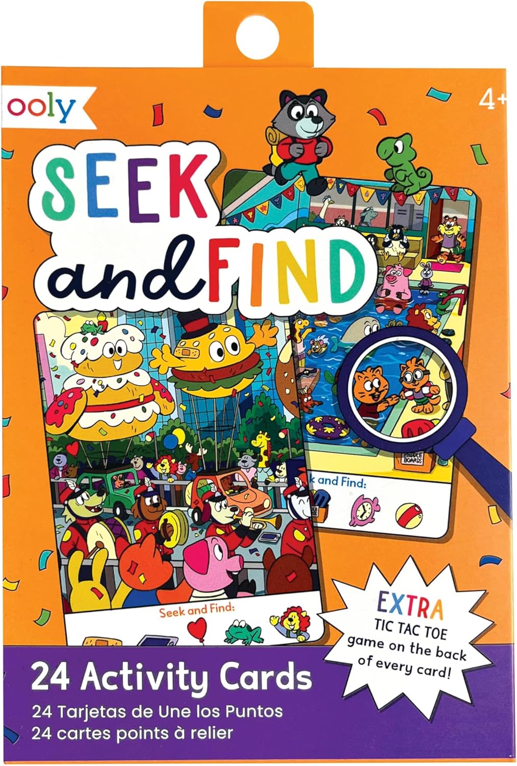 OOLY Connect the Dots Activity Cards for Kids - 24 Connect the Dots Cards with Bonus Tic Tac Toe, Screen-Free Travel Activity, Ages 4+