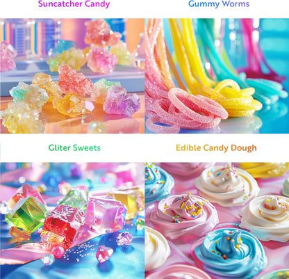 Playz Edible Candy Making kit with Playz Edible Exploding Candy Fun Science Experiments Kits for Kids