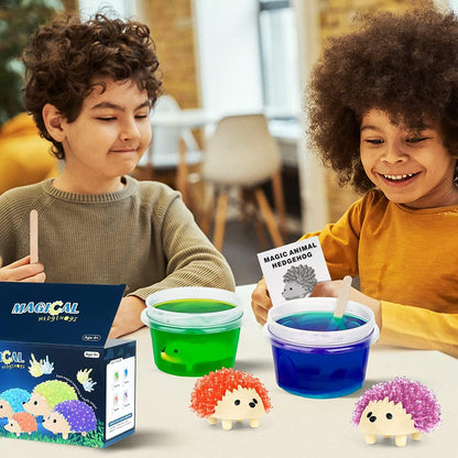 sdaymol Crystal Growing Kit for Kids - 2 Colors Hedgehog to Grow Fast in (24H),Science Experiments Learning & Educational Toys,Science Kits for Kids Age 8-12 STEM Project Gifts for Boys & Girls 6+