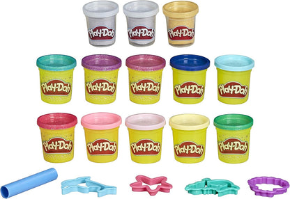Play-Doh Unicorn Theme 13-Pack of Non-Toxic Modeling Compound Including Sparkle and Metallic Colors Plus 6 Tools (Amazon Exclusive)