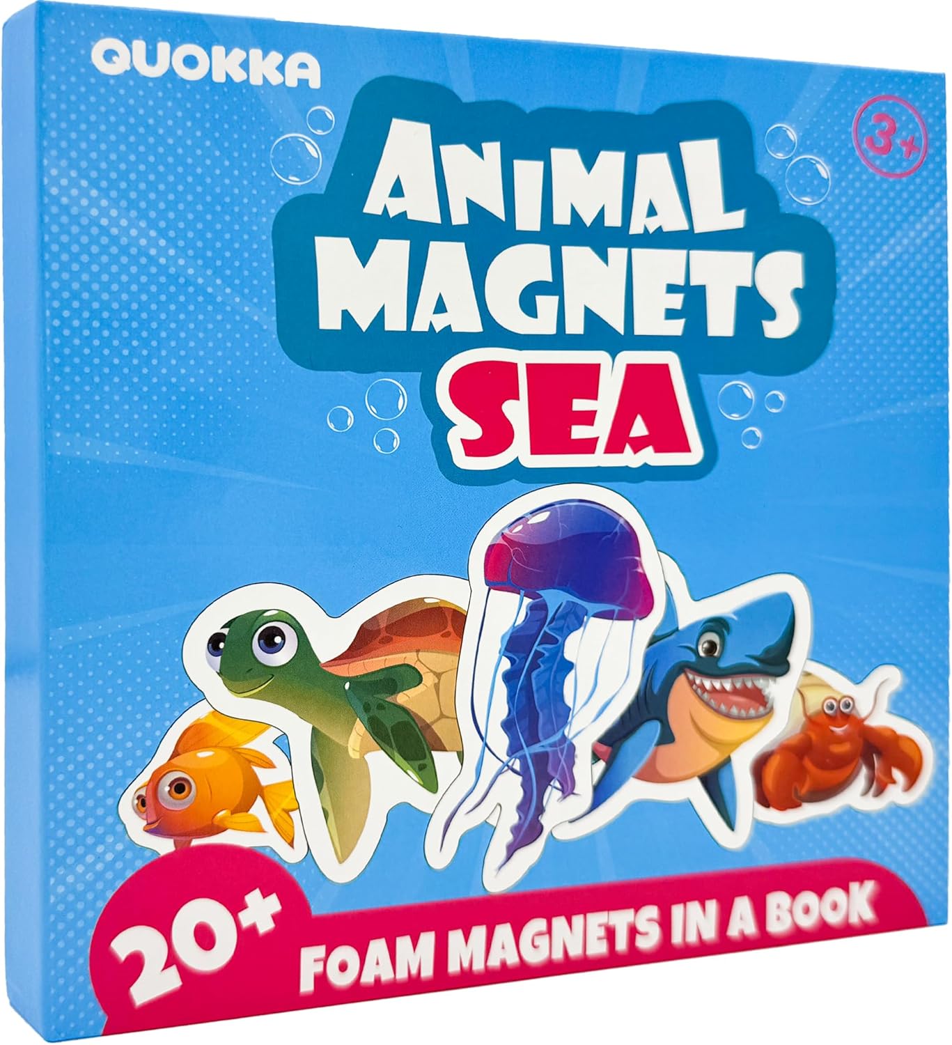 QUOKKA Travel Magnetic Puzzles for Toddlers 1-3 – 20+Pcs Farm Toy Game with Extra-Long Play Book – Fun Travel Game for Kids Ages 3-5 – Strong Magnets for Car Activities – Fun Toddler Puzzle Ages 2-4