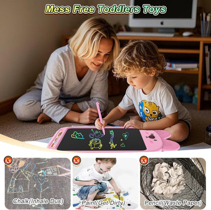 10 Inch LCD Writing Tablet, Erasable Doodle Board Toy, Cute Lion Drawing Pad for Kids Ages 2-6 - Educational Christmas Birthday Gift (Lion)