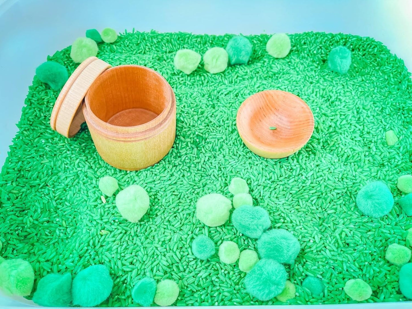 Kids Sensory Bins Montessori Sensory bin, Sensory Toys, Sensory Bins, Sensory Bin for Preschoolers (Pastel Bunny)