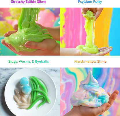 Playz Edible Candy Making Science Kit for Kids Ages 8-12 Years Old - Food Science Chemistry Kid Science Kit with 40 Experiments to Make Your Own Chocolates, Educational Science Kits for Boy & Girls