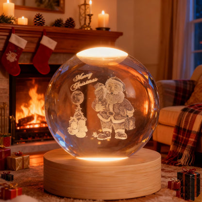 3D Solar System Crystal Ball, 2.4in Universe Gifts Decorative Quartz Glass Ball, Space Laser Engraved Model Astronomy Decor, Physics Display Sculpture Home Decor Crafts for Friends Mom Women Boys