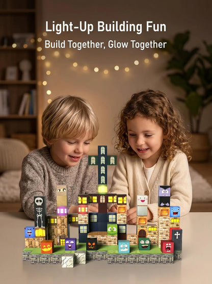Veecafiodi 50 in 1 Science Kit for Kids 6-12, STEM Toys for Kids Age 8-12, Educational Building Toy for Boys Girls, Motorized Engineering Set, Birthday Gift