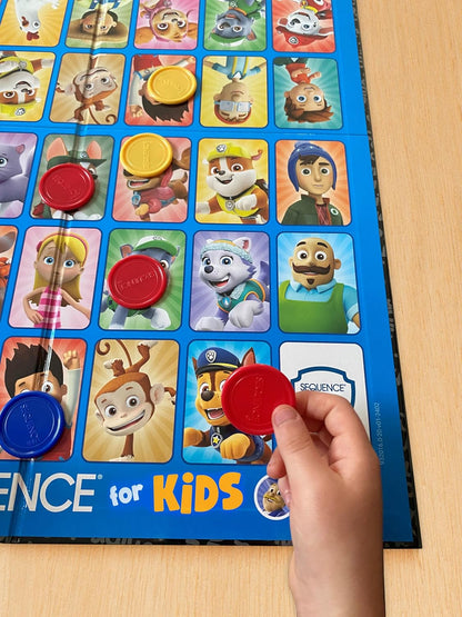 Paw Patrol Sequence for Kids | Easy to Play Matching Game of 4-in-A-Row Featuring Paw Patrol Characters | 2-4 Players, Ages 3+