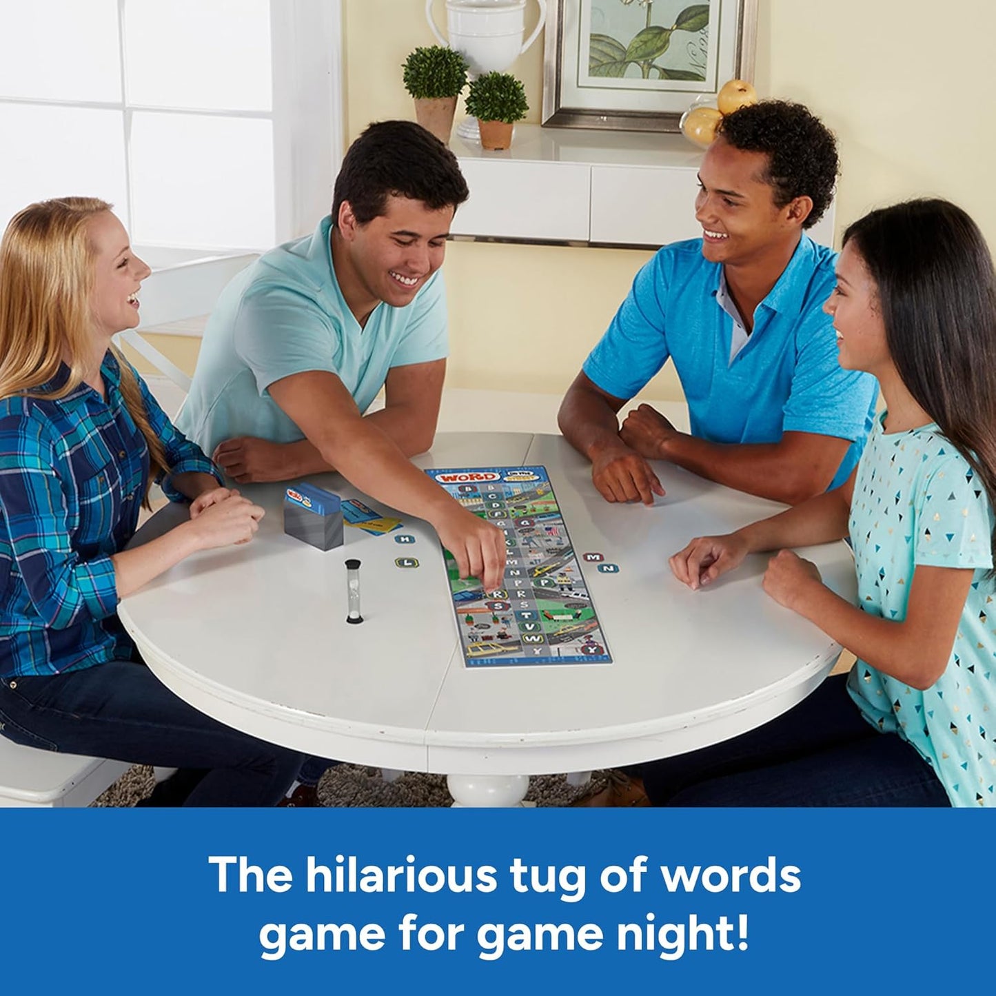Educational Insights Word on the Street - Family Board Games for Kids and Adults, Fast Word Games for Kids 10 and up, Vocabulary Building Spelling Game with Fast-Paced Play, Family Game Night
