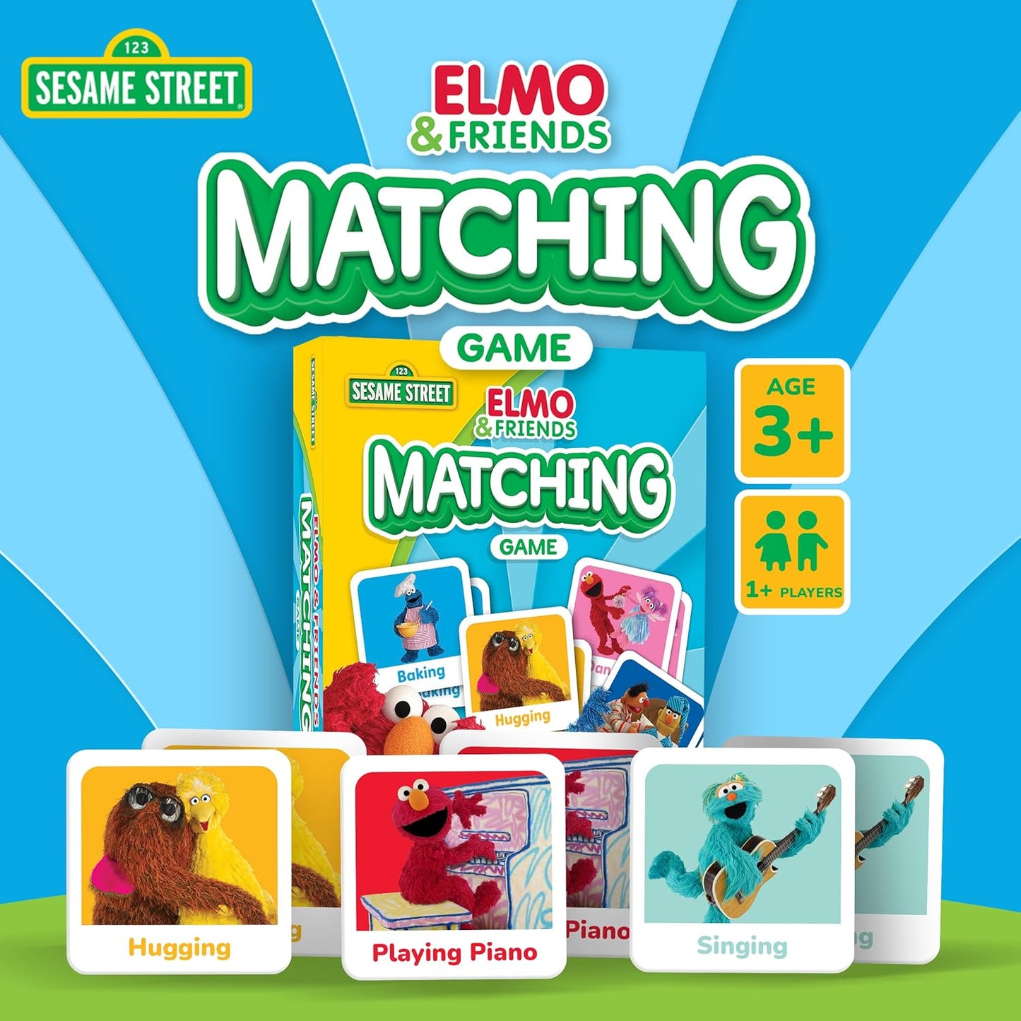 MasterPieces Officially Licensed CAT Picture Matching Card Game for Kids and Families