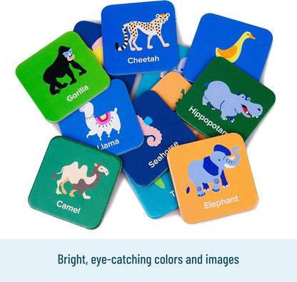 Wildkin Memory Matching Game – 18 Educational Pairs for Toddlers & Preschool - Enchanted