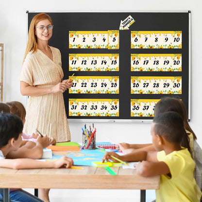Number Line for Classroom Wall (-20 to +120) Boho Heart Shape Number Bulletin Board for Students Math Learning Boho Bulletin Border Decor Numbers Boarder Strips for Home School