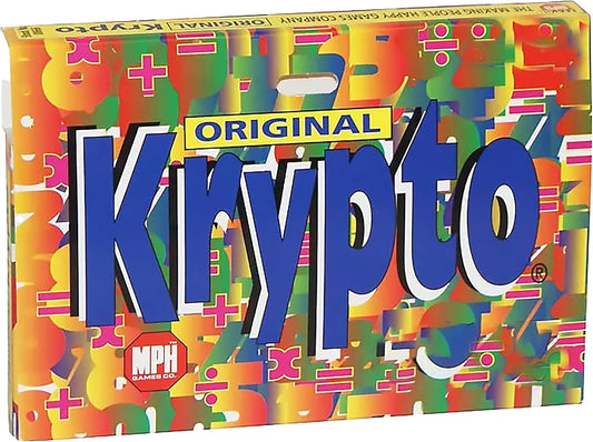 Krypto Original Arithmetic Game - Card Game of Multiplication Division, Addition, Subtraction