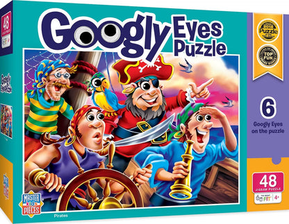 MasterPieces – 48 Piece Jigsaw Puzzle for Kids 4+ Years, Pets with Googly Eyes, Educational and Fun Game, Gift Idea for Children, 19" x 14