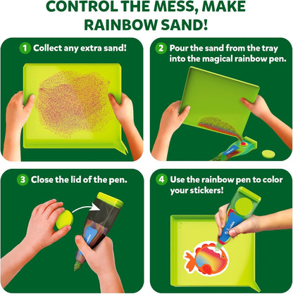 Skillmatics Art & Craft Activity - Sand-Tastic Art Animals, Sand Art for Kids, Craft Kits & Supplies, DIY Creative Activity, Gifts for Girls & Boys Ages 4, 5, 6, 7, 8, 9, 10
