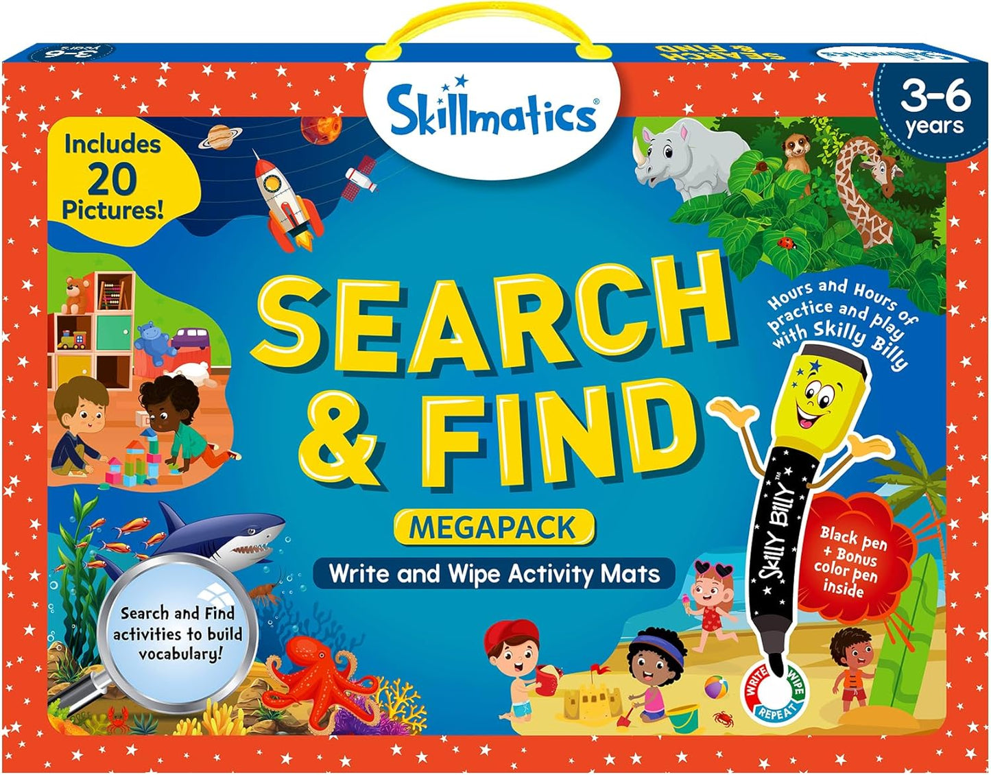 Skillmatics I Can Write PAW Patrol - Reusable Preschool Learning Activities, Educational Toy and Game, Back to School Supplies, Gifts for Students, Kids, Toddlers Ages 3, 4, 5, 6