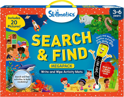 Skillmatics I Can Write PAW Patrol - Reusable Preschool Learning Activities, Educational Toy and Game, Back to School Supplies, Gifts for Students, Kids, Toddlers Ages 3, 4, 5, 6