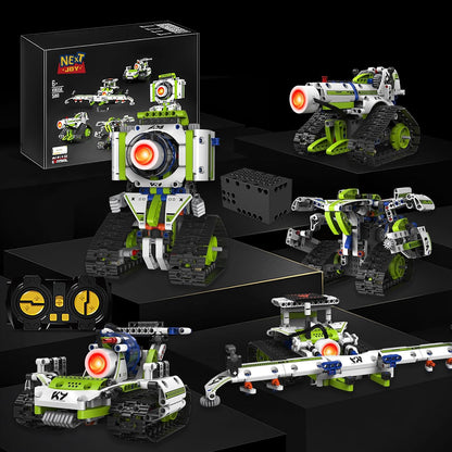 STEM Robot kit for Kids Ages 8-12, 5 In1 Science Building Blocks Kit, Remote & App Control Chainsaw Robot Toys, Technic Engineering Construction Sets for Kids 8 9 10 11 12 13 (429PCS)