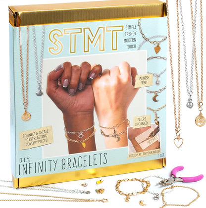 STMT D.I.Y. Hand Stamped , DIY Personalized Stamp Jewelry, Great Teenage Birthday Gift, Unique Handmade Jewelry & Name Plates, Bead Kits for Kids, Teens & Adults Ages 14+