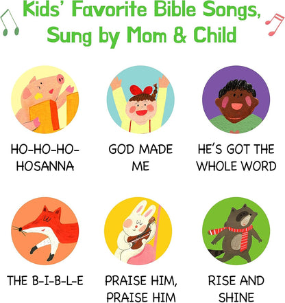 Dance with Jesus Christian Sound Books for Kids - 6 Bible Songs for Toddlers – Christian Gifts for Kids - Baby Bible for Baptism, Christening, Dedication Gifts, Sunday School, Preschool Homeschool