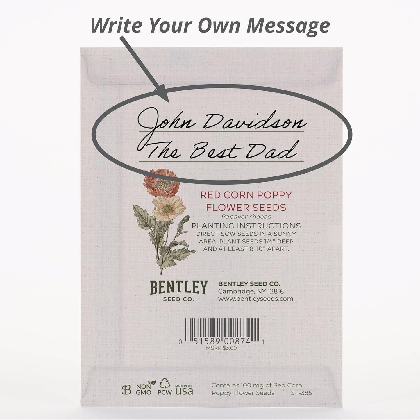 Grateful Memories Dove with Bird and Butterfly Mix Seed Favor Packets - Gardening Gifts - Wild Flower Seeds for Planting - Garden or Indoor Plant Flowers - Growing Plants in Memory