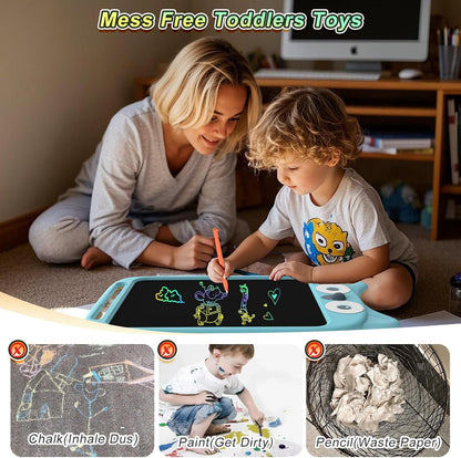 10 Inch LCD Writing Tablet, Erasable Doodle Board Toy, Cute Lion Drawing Pad for Kids Ages 2-6 - Educational Christmas Birthday Gift (Lion)