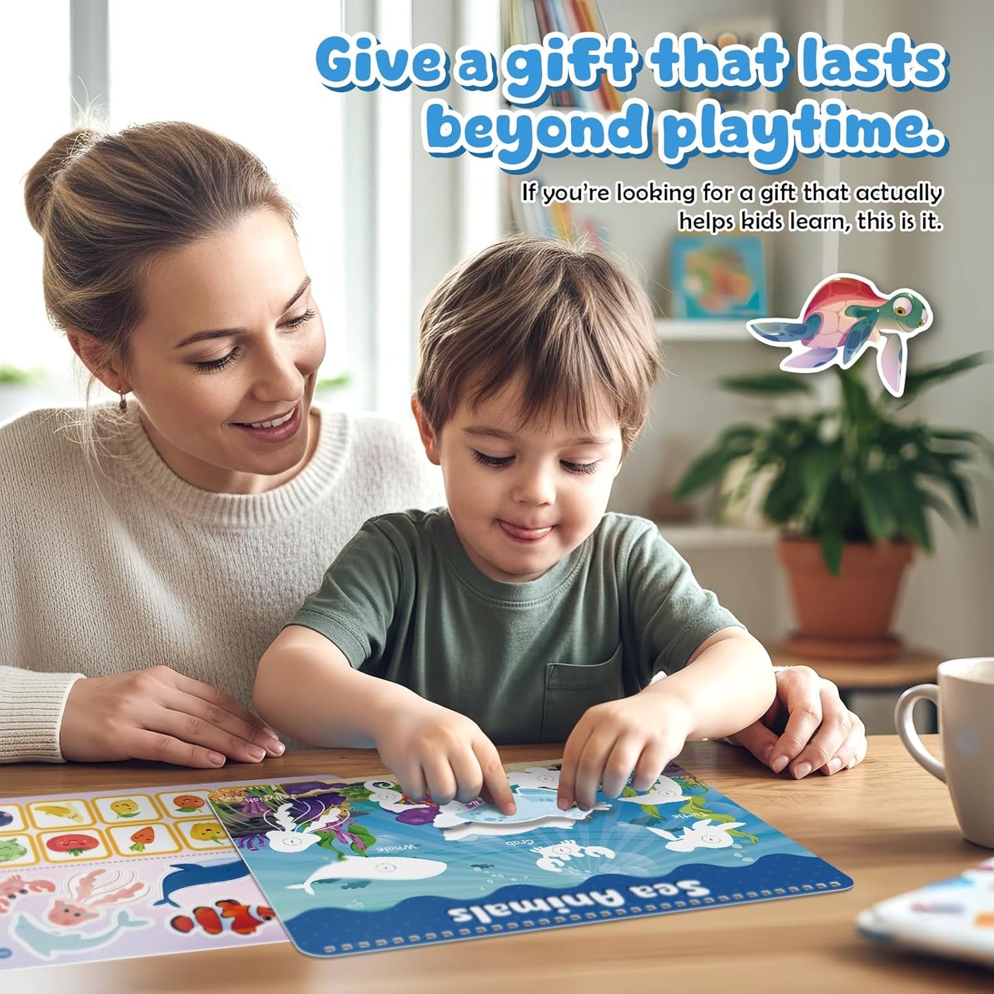 Montessori Busy Book for Toddlers 3-5, Activity Books for Kids, Toddler Busy Book for Preschool and Kindergarten Learning Activities