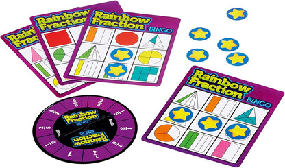 Learning Resources Rainbow Fraction Bingo