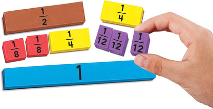 Educational Insights Foam Magnetic Fraction Strips