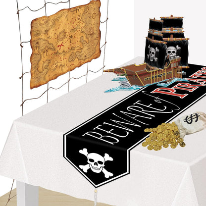 Beistle 200 Piece Embossed Plastic Coins For Pirate Treasure Chest Favors, Casino Theme Decorations