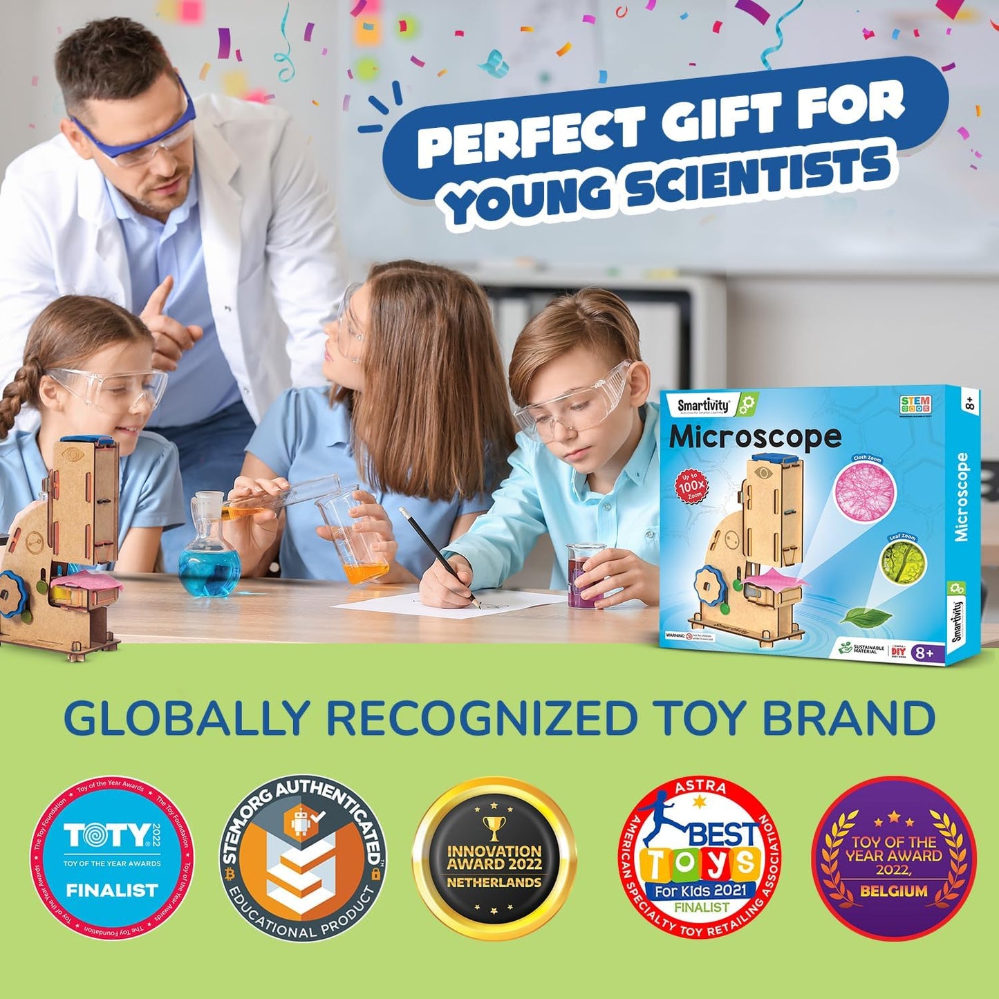Smartivity Legendary Mega 150 Science Experiment Kit for Kids, Smart Birthday Gifts, Educational Science Experiments for Boys & Girls, STEM Toys for Learning & Fun for Age 6, 7, 8, 9, 10, 11, 12,14