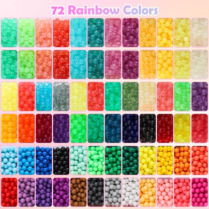 Liangding Fuse Beads Kit for Girls Ages 6+ – 4400 Pcs 5mm Beads in 32 Colors with Spray Bottle, Puzzle Guide, Clamps & Chains | Creative DIY Arts & Crafts Gift
