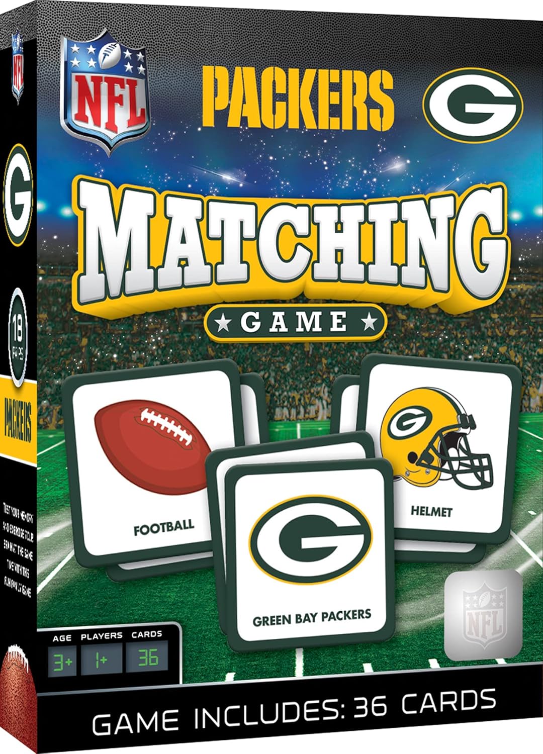 MasterPieces Sports Games - NFL Matching Game - Game for Kids and Family - Laugh and Learn